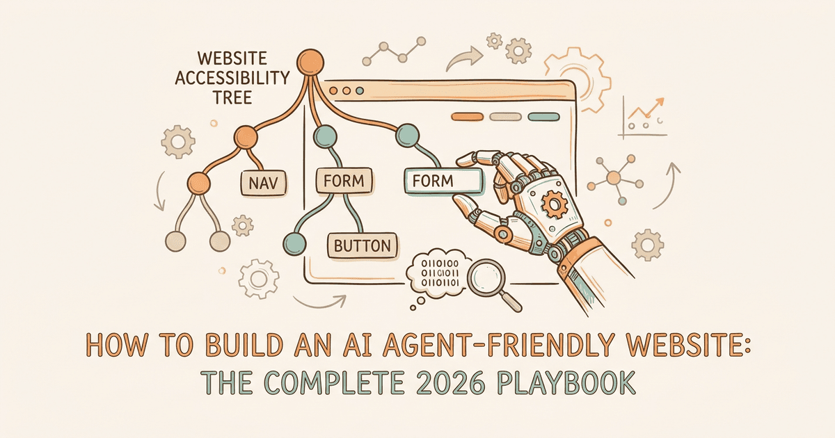 How to Build an AI Agent-Friendly Website: The Complete 2026 Playbook