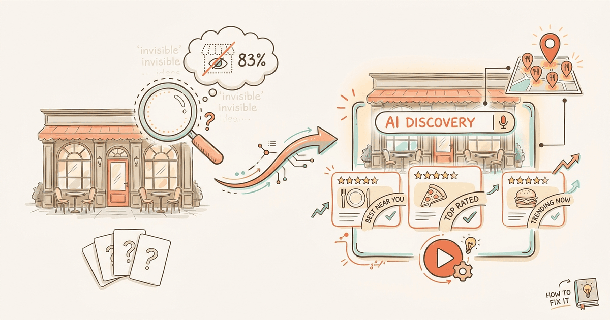 AI Visibility for Restaurants: Why 83% Are Invisible (And How to Fix It)