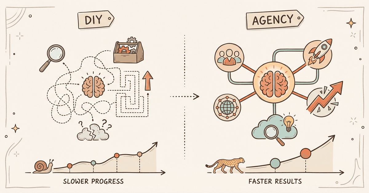 DIY vs Agency AI Visibility: Which Approach Gets Results Faster?