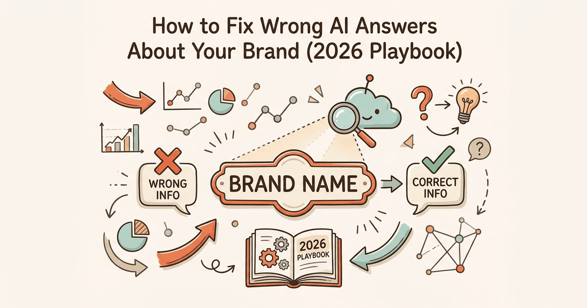How to Fix Wrong AI Answers Brand Owners Get (2026 Guide)