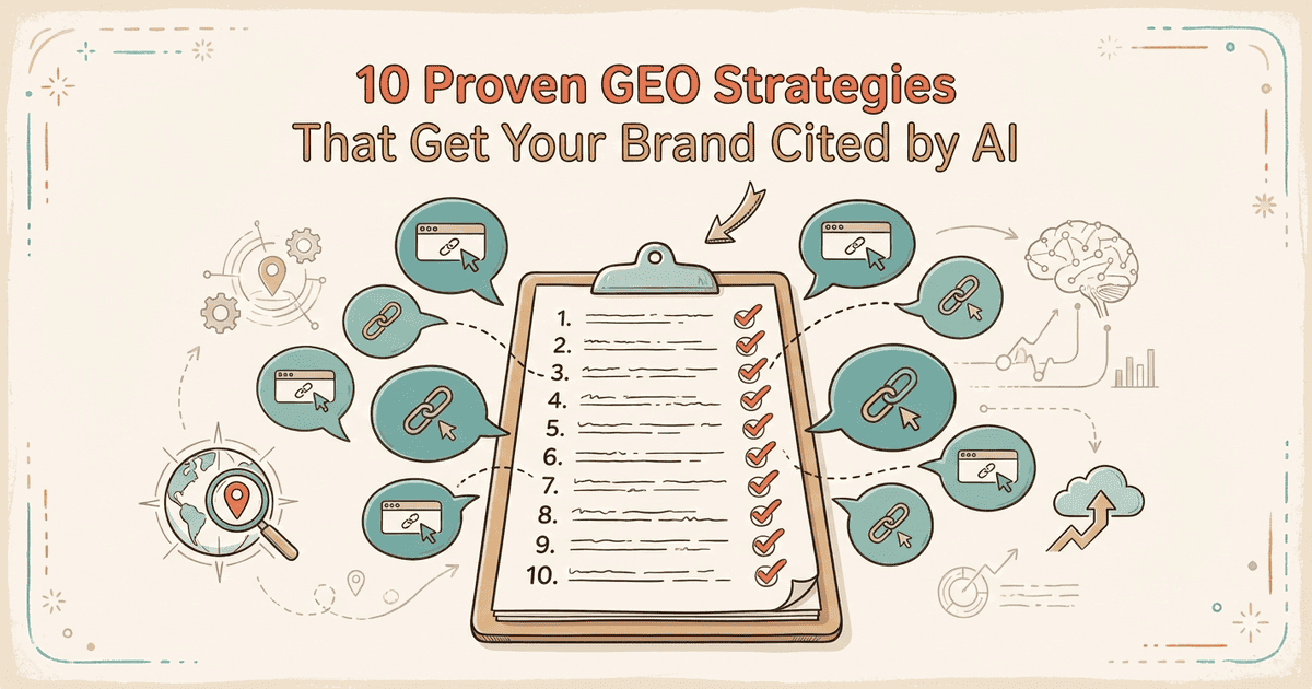 GEO Strategies: 10 Proven Generative Engine Optimization Tactics