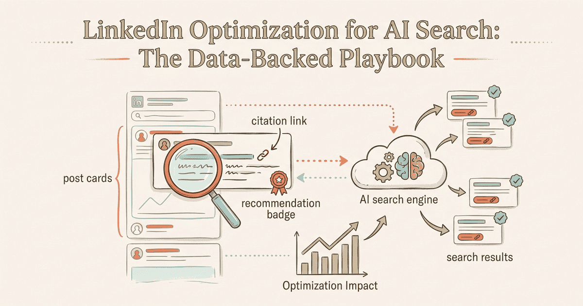 LinkedIn Optimization for AI Search: The Data-Backed Playbook