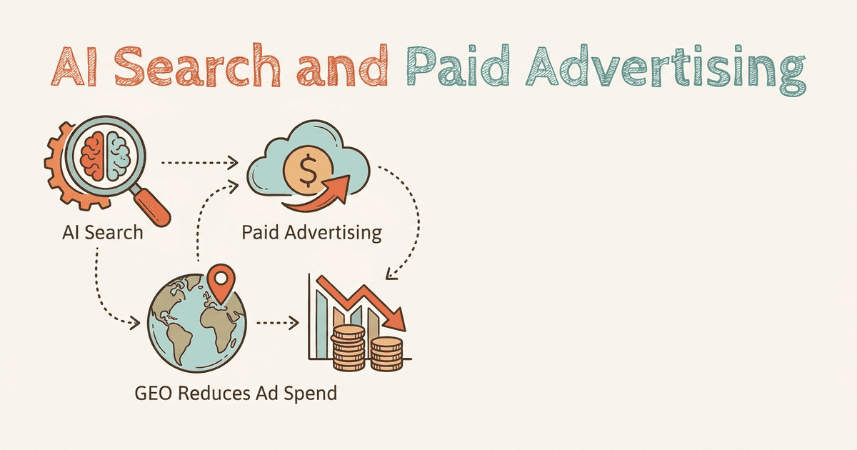 AI Search and Paid Advertising — How GEO Reduces Paid Dependency