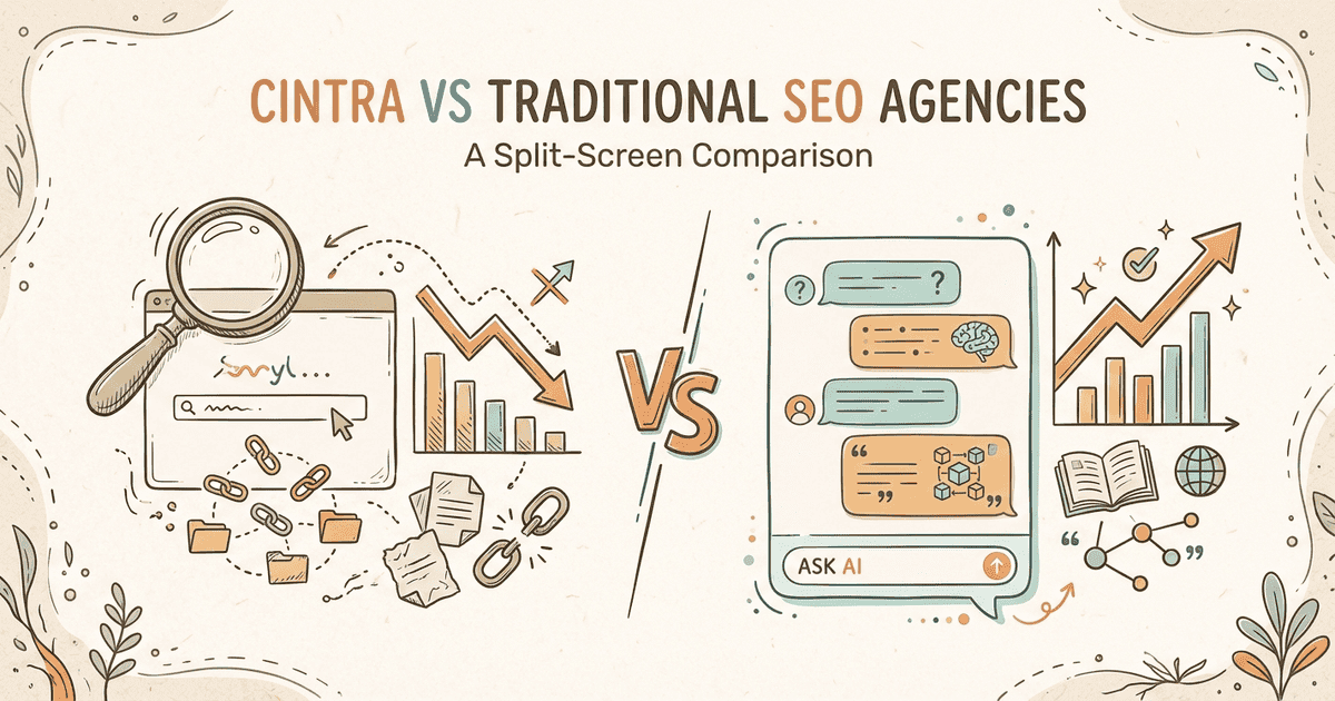 Cintra vs Traditional SEO Agencies — Structured Comparison