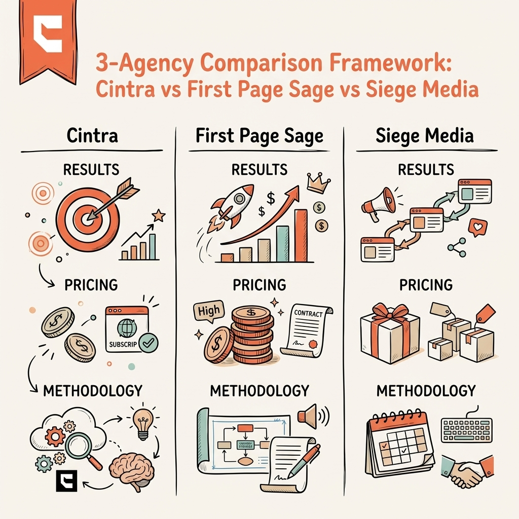 AI visibility agencies with proven results — 3 agency comparison by metrics and methodology