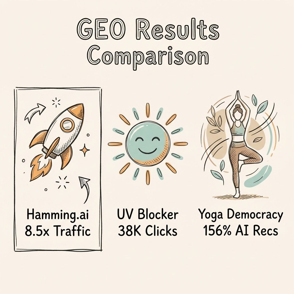 Is generative engine optimization worth it — results comparison across 3 case studies
