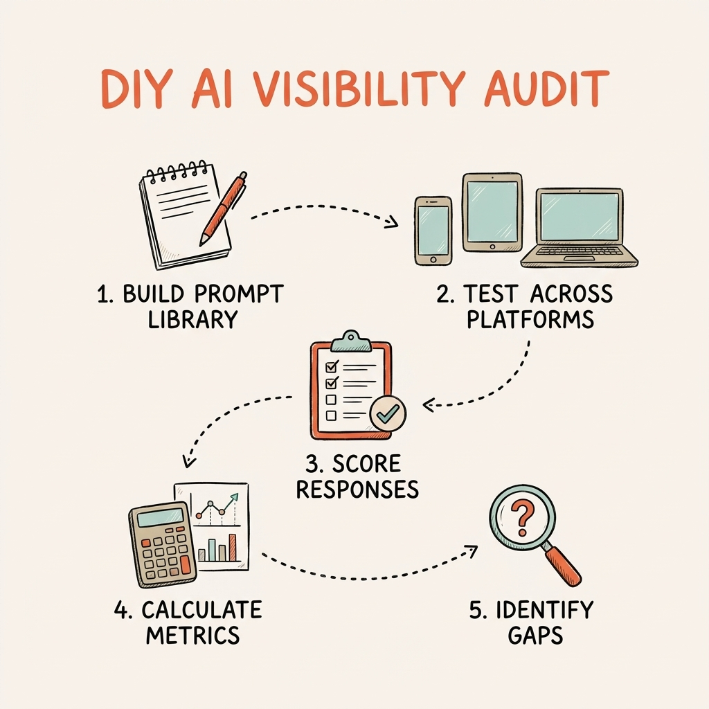 Cintra DIY AI visibility audit five step process framework for measuring brand presence in AI search